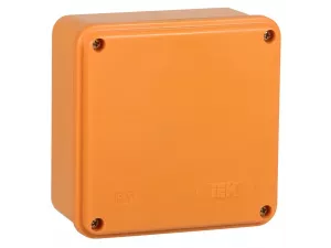 Коробка распаячная огнестойкая ПС 100х100х50мм 6P 4мм2 IP44 гладкие стенки ИЭК