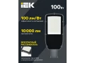 Светильник LED ДКУ 1002-100Д 5000К IP65 серый ИЭК