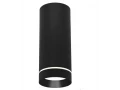 Светильник светодиодный стационарный черный матовый /DLR022 12W 4200K/