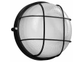 Светильник НПП1302 черный/круг с решеткой 60Вт IP54 ИЭК