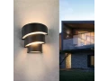 Светильник садово-парковый со светодиодами HELIX черный /1535 TECHNO LED/
