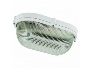 Светильник 1201 Банник НПП 03-100-017 IP65 овал бол. корпус белый ГИ 03283