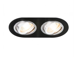 1061/2 / Светильник втраиваемый MR16 BK черный