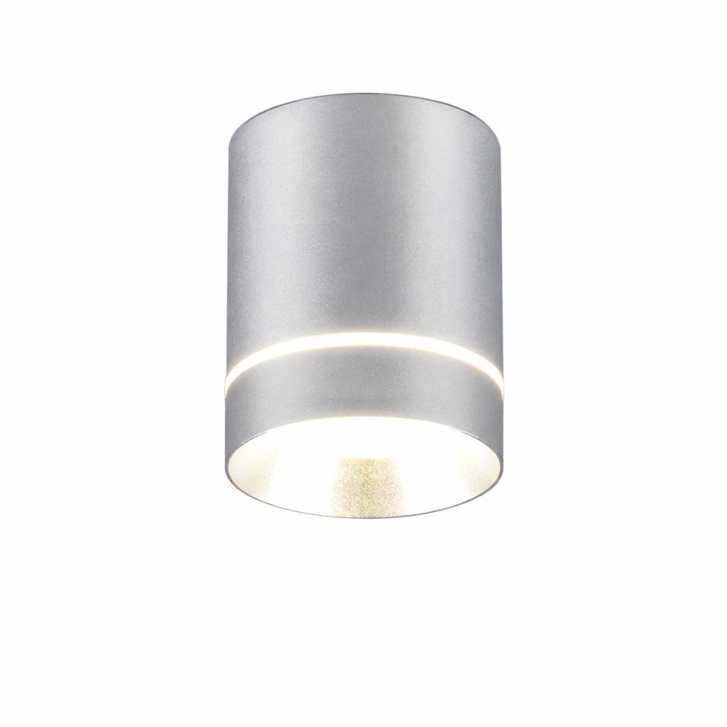 Светильник светодиодный стационарный хром матовый DLR021 9W 4200K