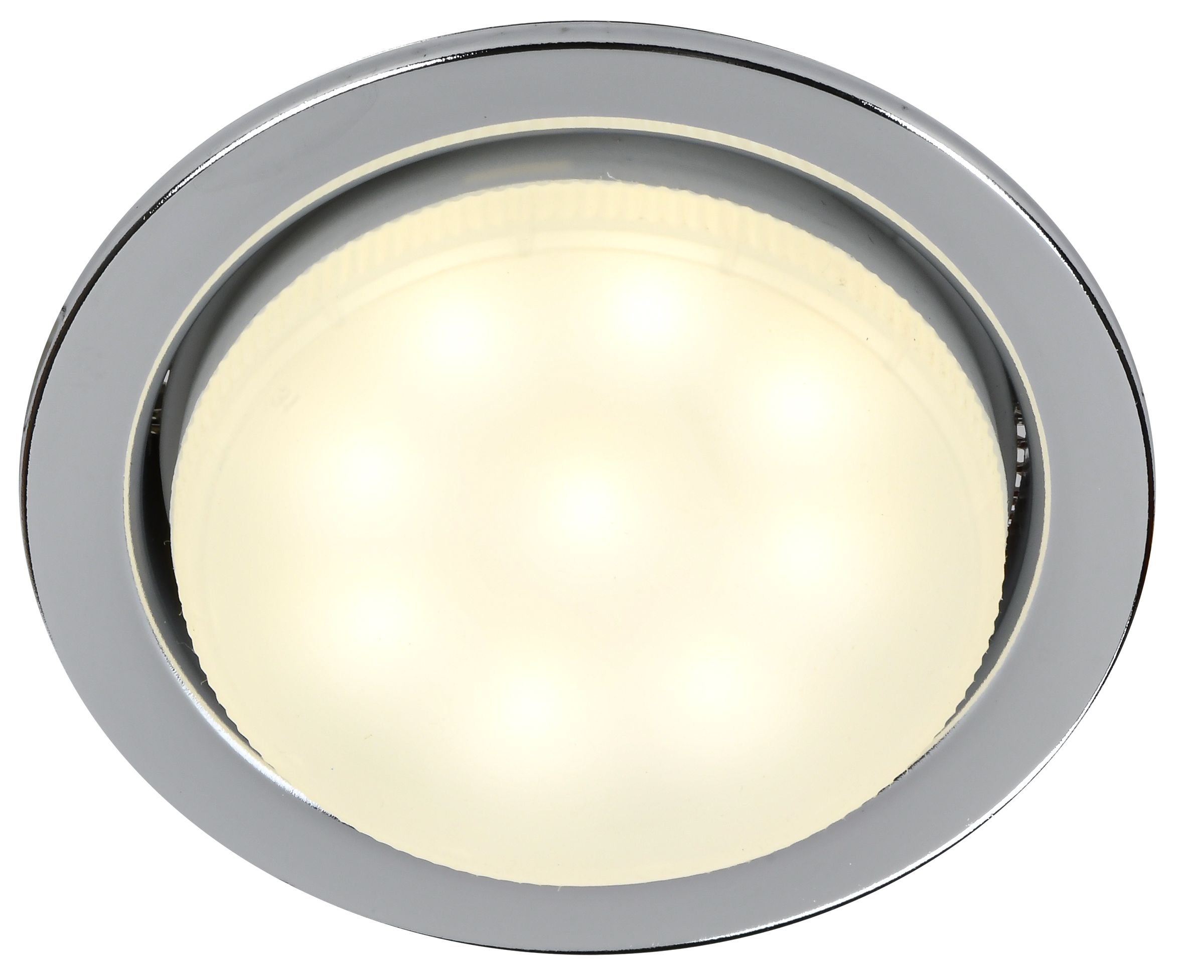 Светильник встраеваемый под лампу GX53 хром (ИЭК)