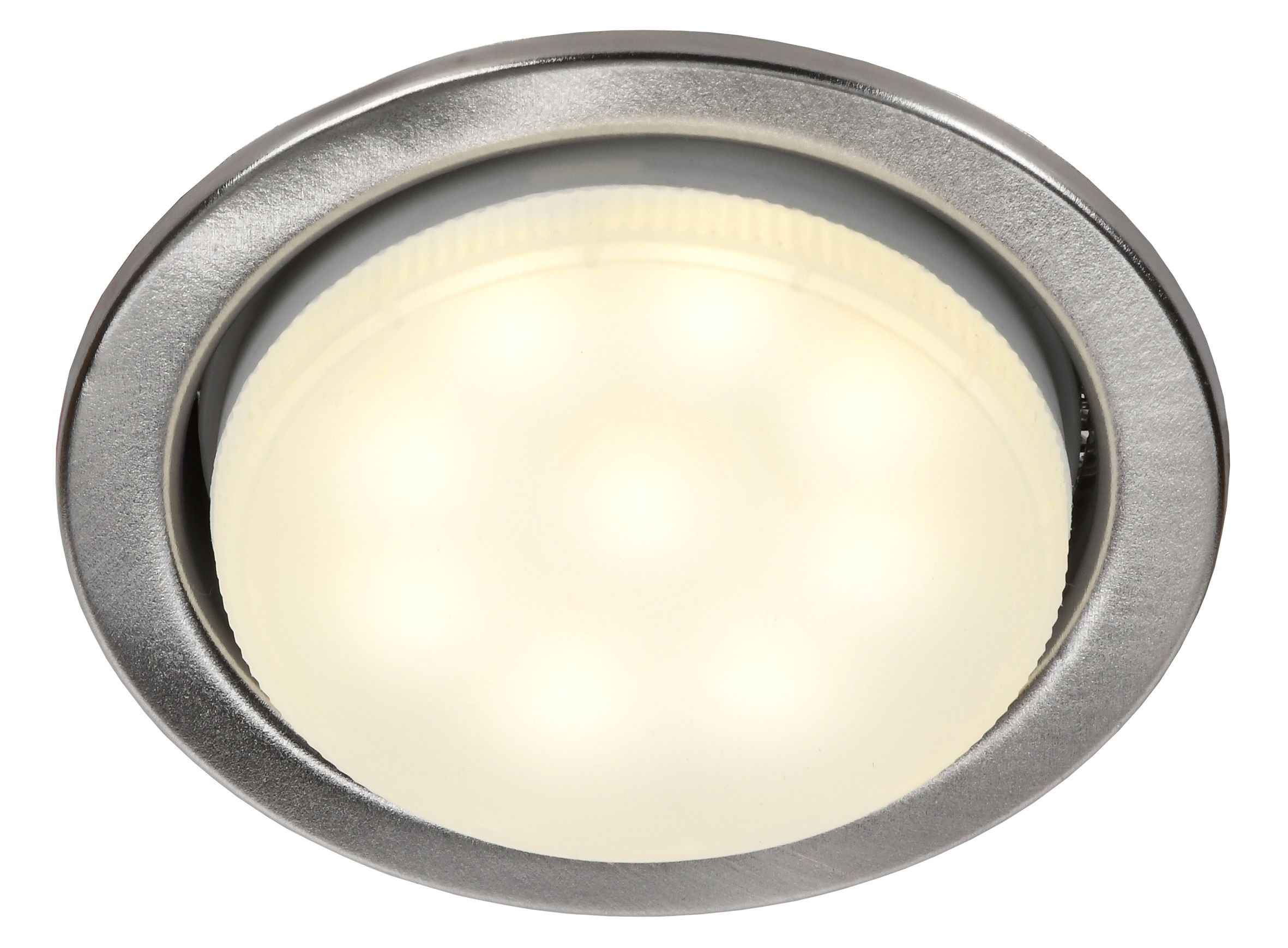 Светильник встраеваемый под лампу GX53 хром матовый (ИЭК)