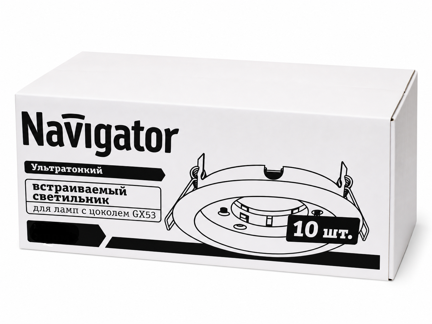 Светильник NGX-R1-003-GX53-PACK10 Хром 14 141 Navigator