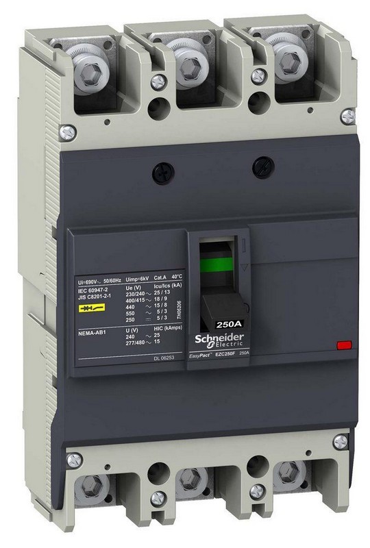 Автоматический выключатель EZC250F 18kA/400V 3P 125A /EZC250F3125/