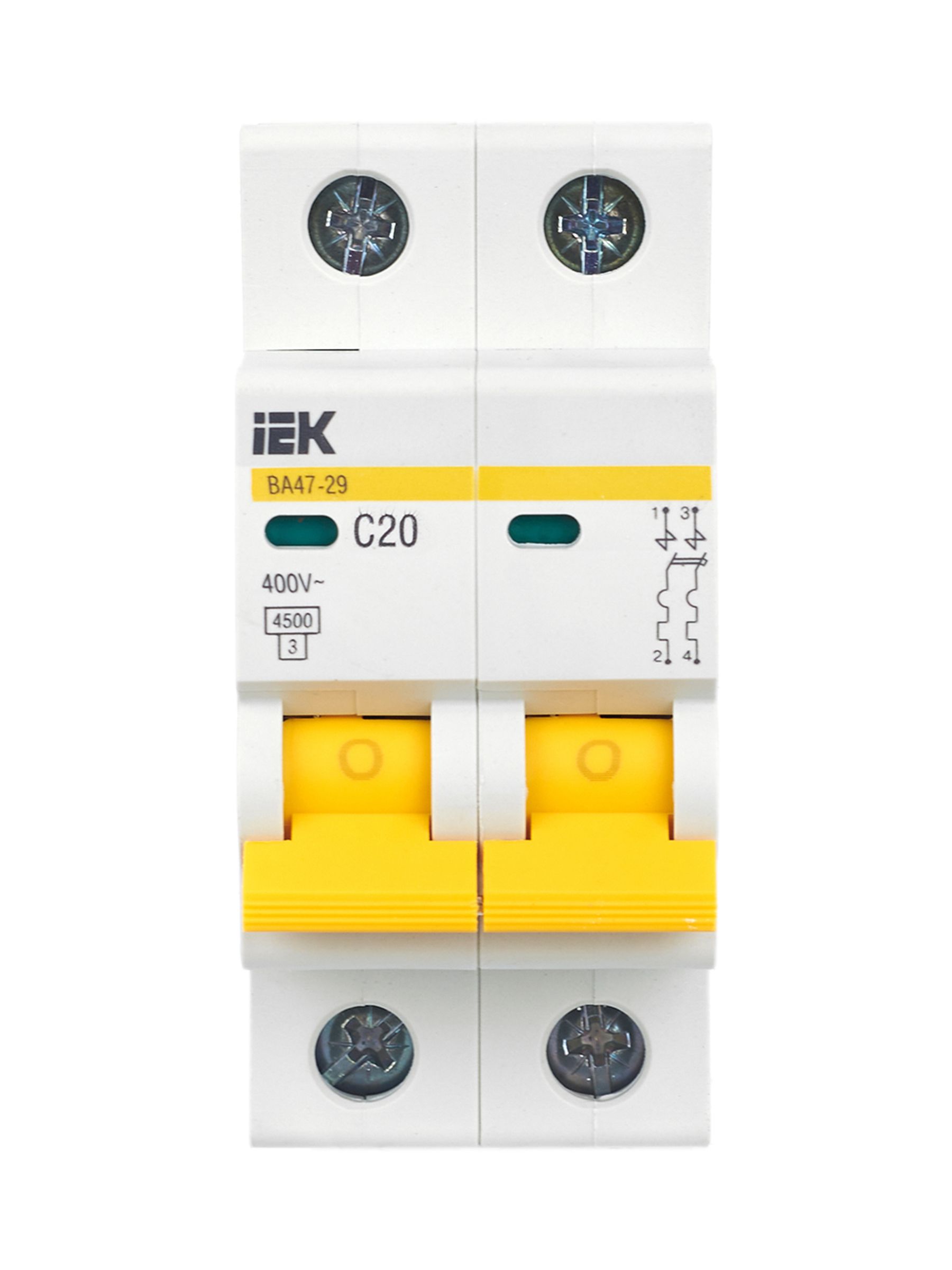 Автомат 2Р ВА 47-29 20 А ИЭК