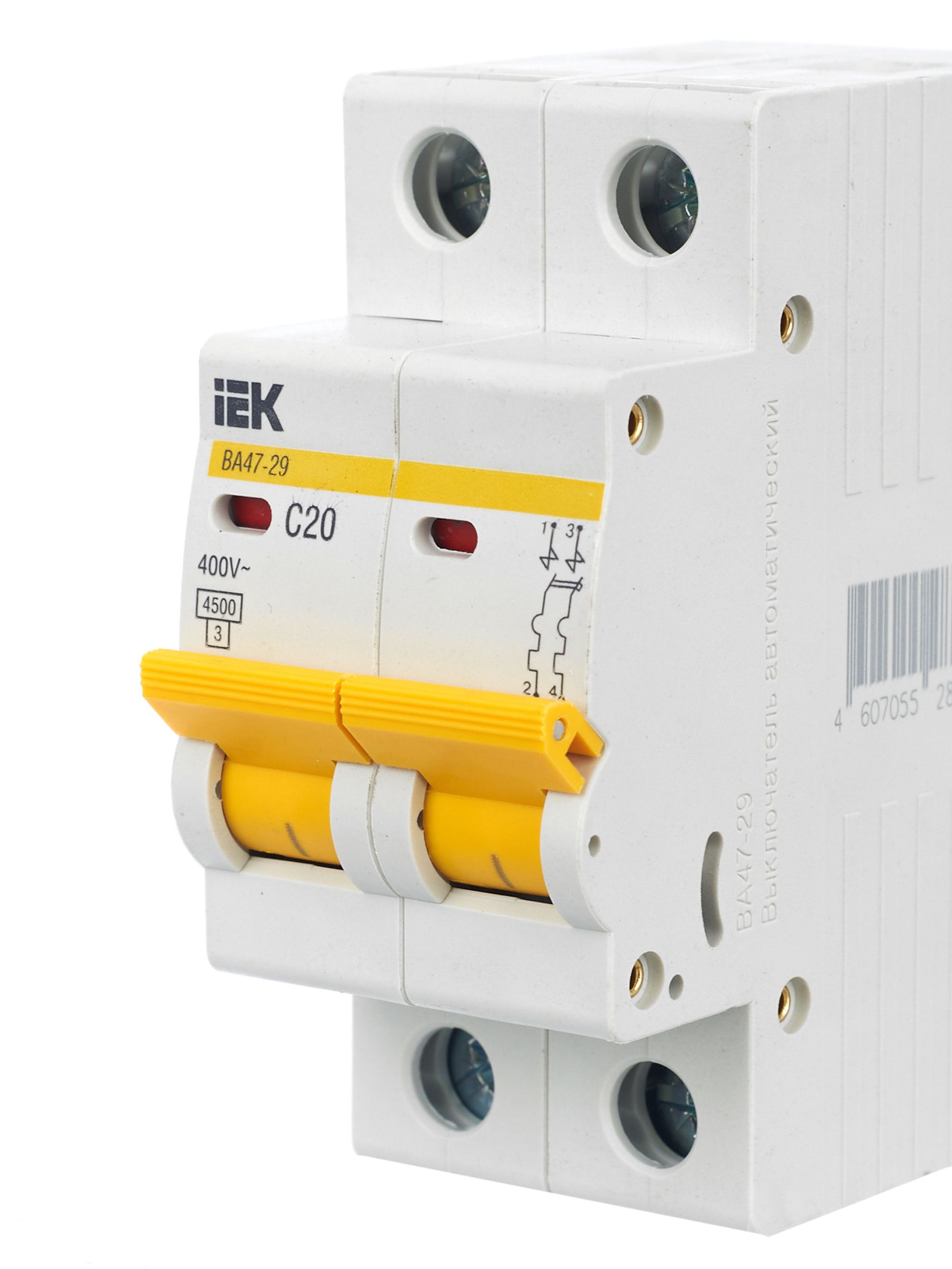 Автомат 2Р ВА 47-29 20 А ИЭК