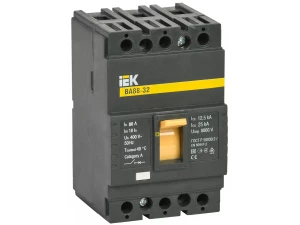 Автомат ВА 88-32 3Р 80А 25кА ИЭК