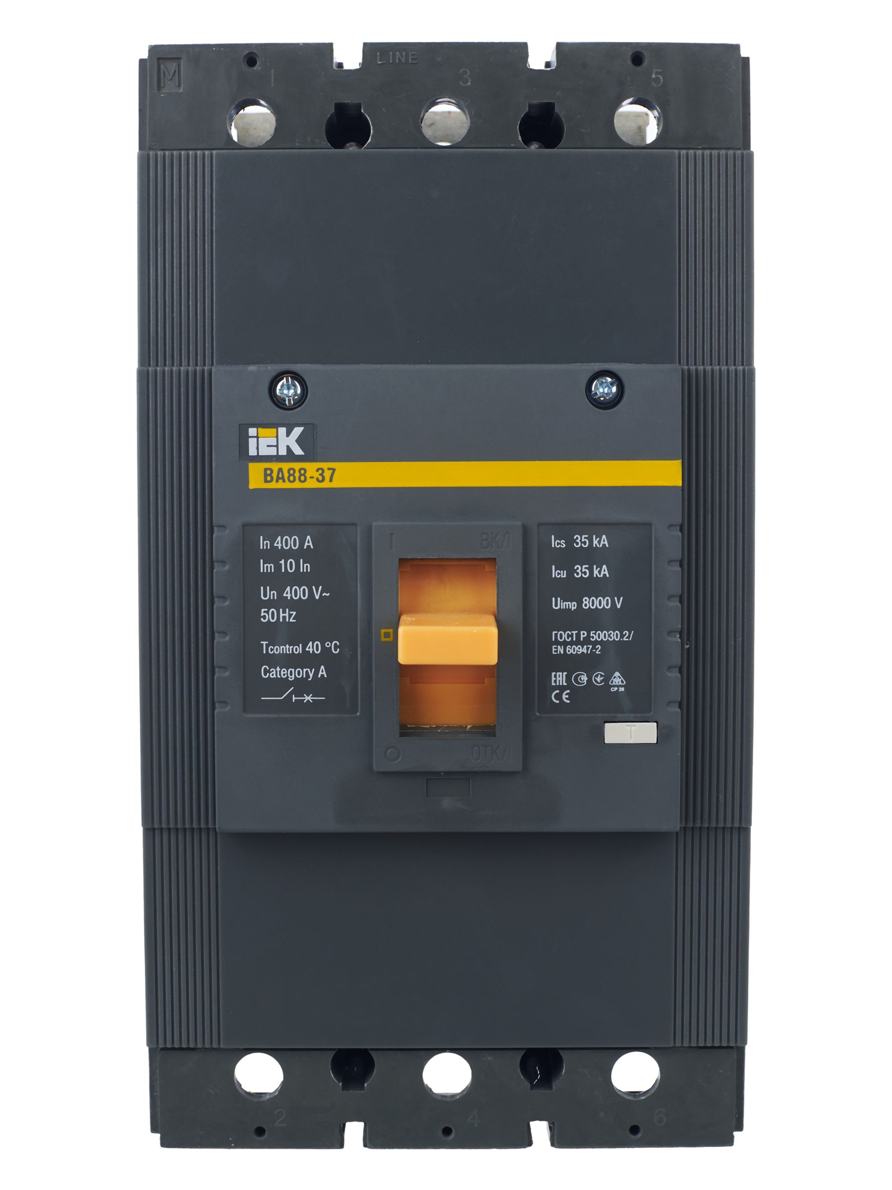 Автомат ВА 88-37 3Р 400А 35кА ИЭК