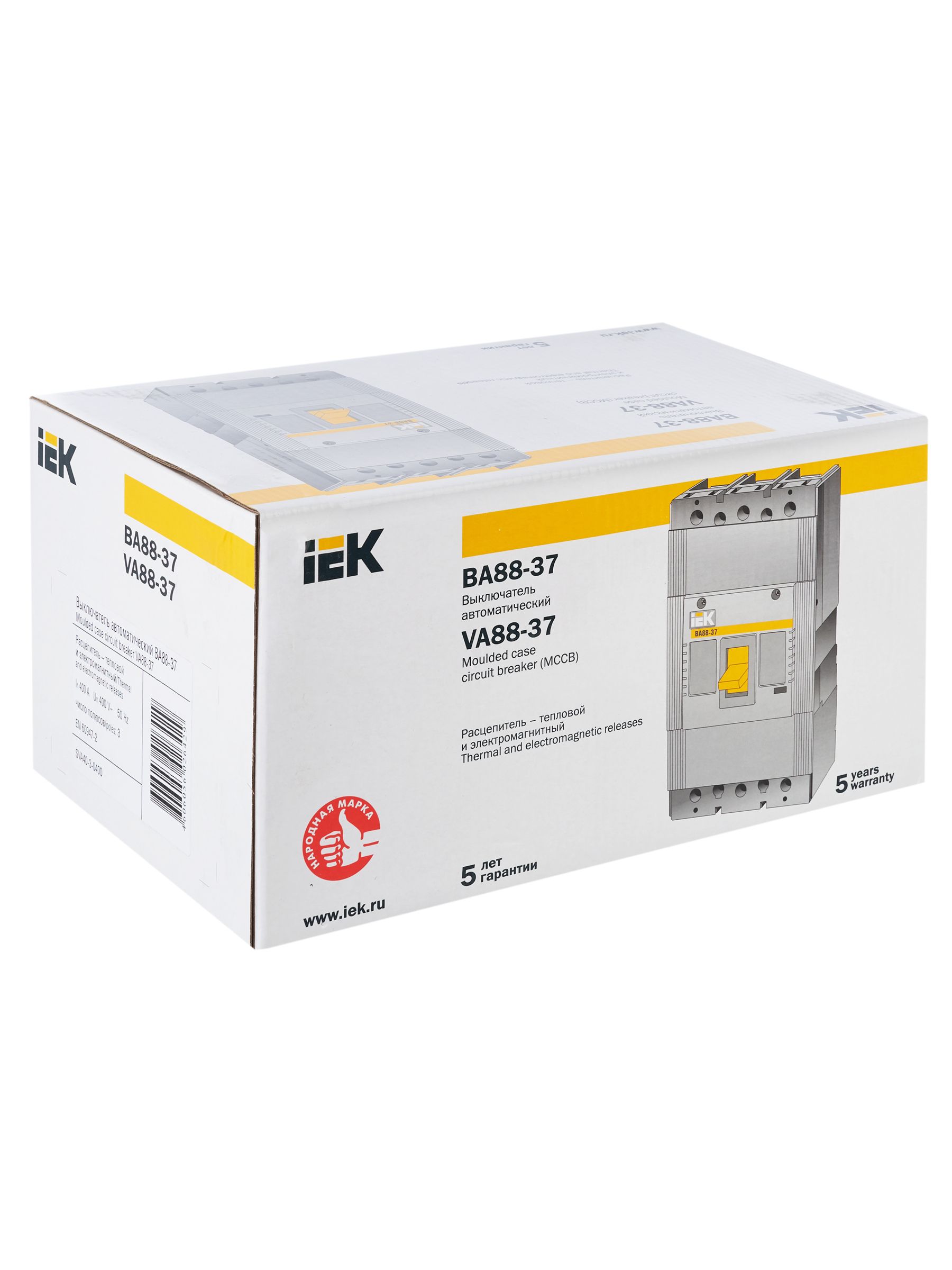 Автомат ВА 88-37 3Р 400А 35кА ИЭК