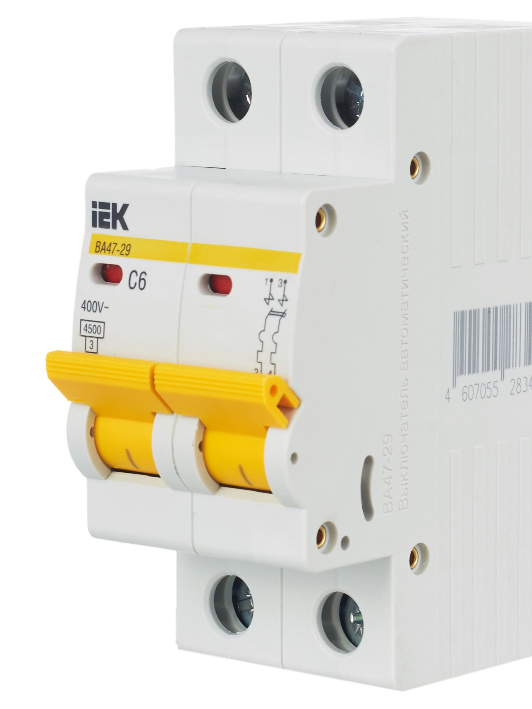 Автомат 2Р ВА 47-29 6 А ИЭК