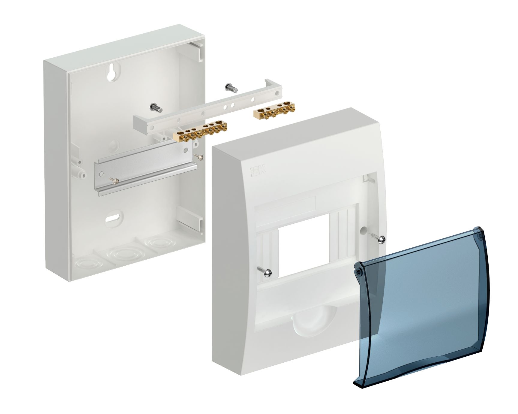 Бокс ЩРН-П-6 модулей навесной пластик IP41 ИЭК