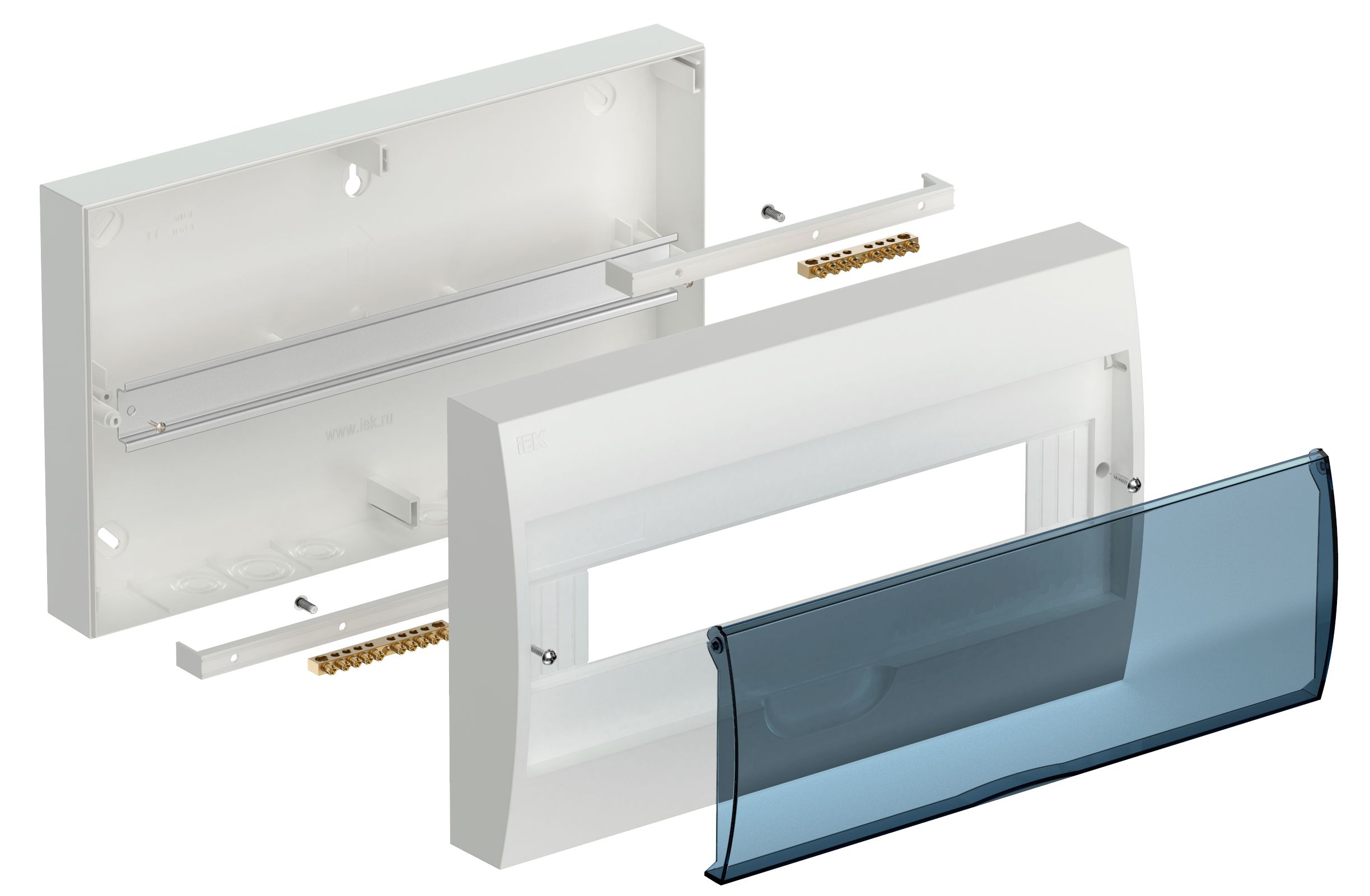 Бокс ЩРН-П-18 модулей навесной пластик IP41 ИЭК