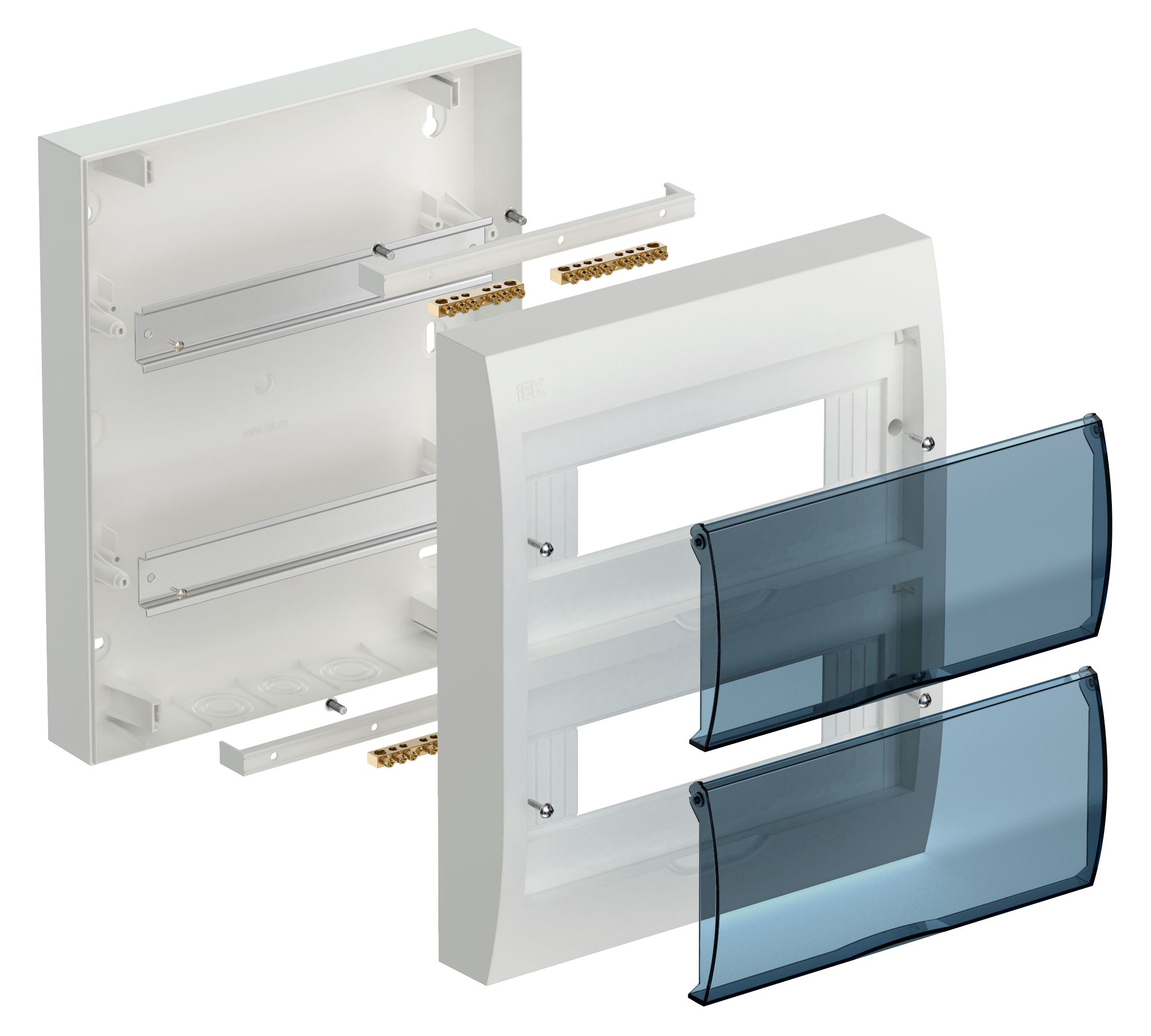 Бокс ЩРН-П-24 модуля навесной пластик IP41 ИЭК