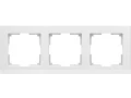 Рамка на 3 поста /WL04-Frame-03-white (белый)