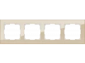 Рамка на 4 поста /WL01-Frame-04 (шампань)