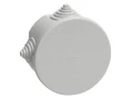 Коробка КМ41237 распаячная для открытой проводки d75х40 мм IP44 (RAL7035, 4 гермоввода) ИЭК