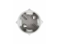 Коробка КМ41237 распаячная для открытой проводки d75х40 мм IP44 (RAL7035, 4 гермоввода) ИЭК
