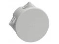 Коробка КМ41237 распаячная для открытой проводки d75х40 мм IP44 (RAL7035, 4 гермоввода) ИЭК