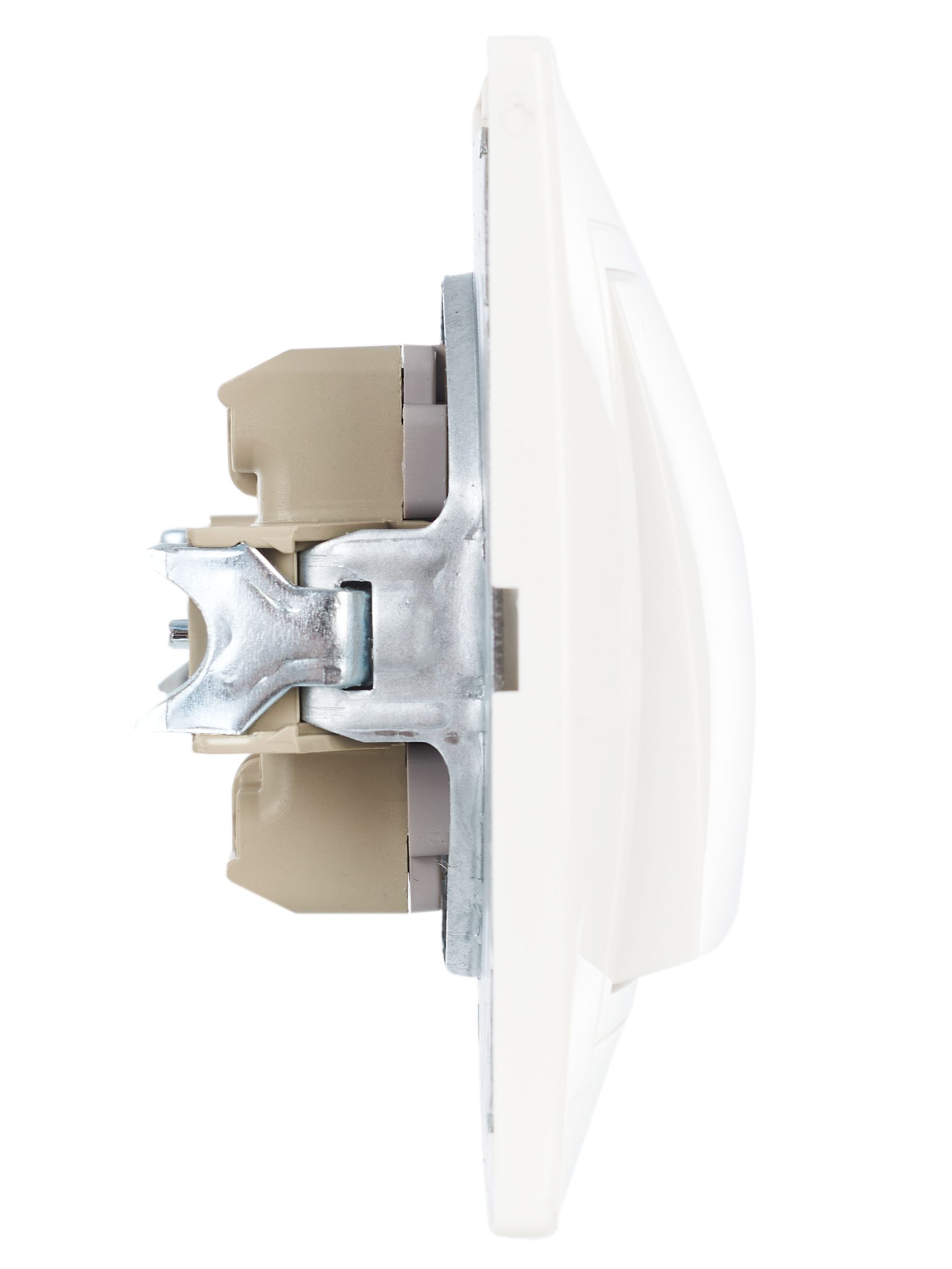 Выключатель ВС 10-1-0-КБ однокл.10А КВАРТА (белый) ИЭК