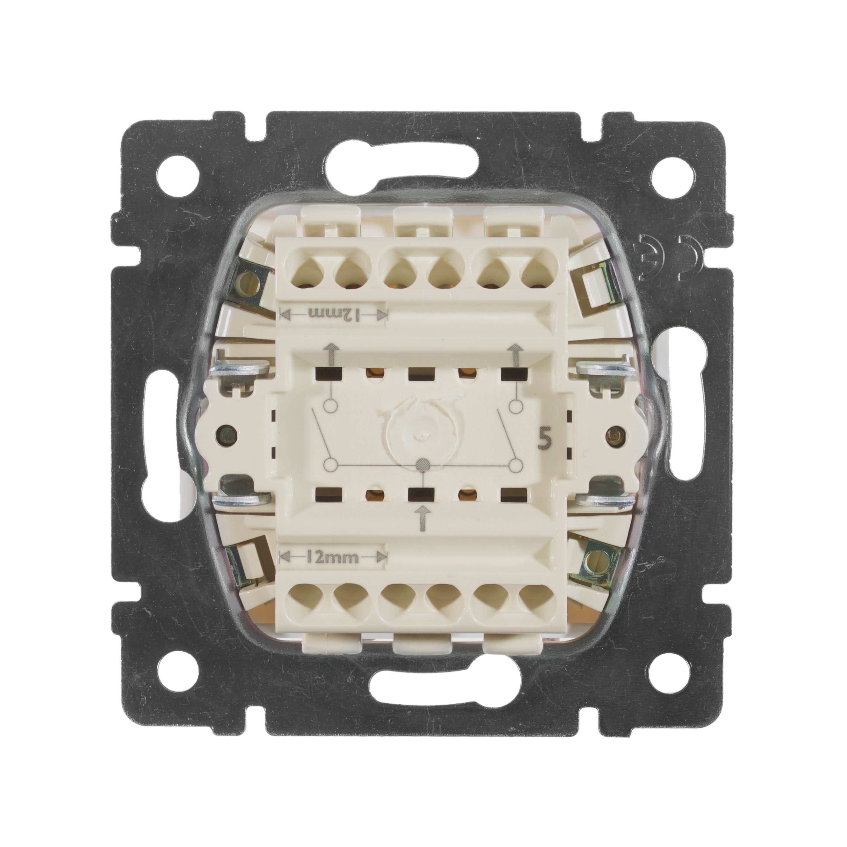 Выключатель 2-клавишный Valena белый /774405/