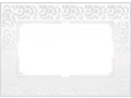 Рамка для двойной розетки /WL05-Frame-01-DBL-white (белый)