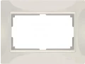 Рамка для двойной розетки /WL03-Frame-01-DBL-ivory (слоновая кость)