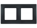 Рамка 2 места антрацит ETIKA /672582/