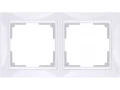 Рамка на 2 поста /WL03-Frame-02 (белый)
