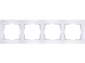 Рамка на 4 поста /WL03-Frame-04 (белый)