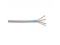 ITK Кабель связи витая пара U/UTP, кат.5E 4*2*24AWG solid, PVC, 305м, серый