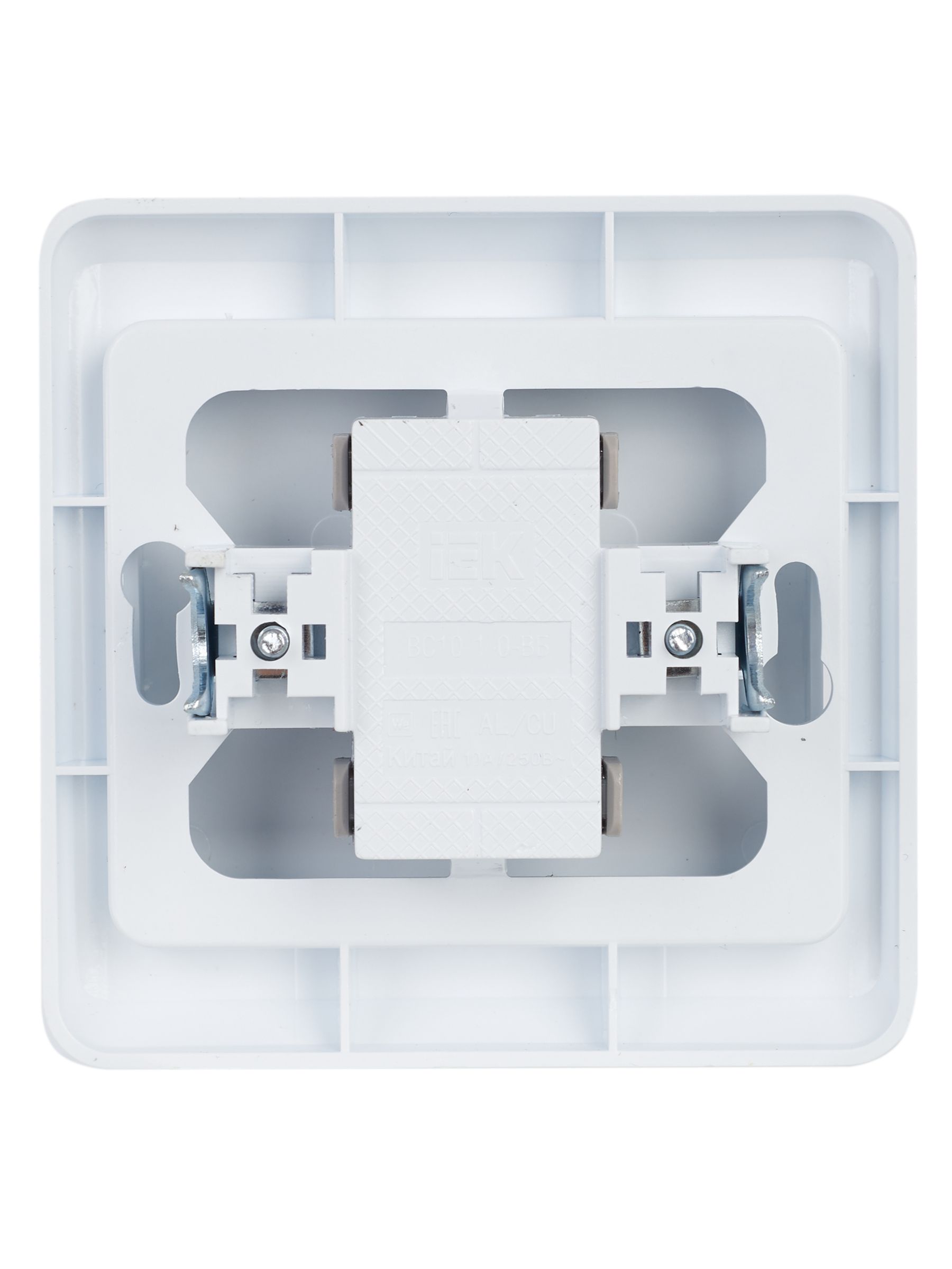 Выключатель 1-клавишный ВС 10-1-0-ВБ 10А ВЕГА (белый) ИЭК