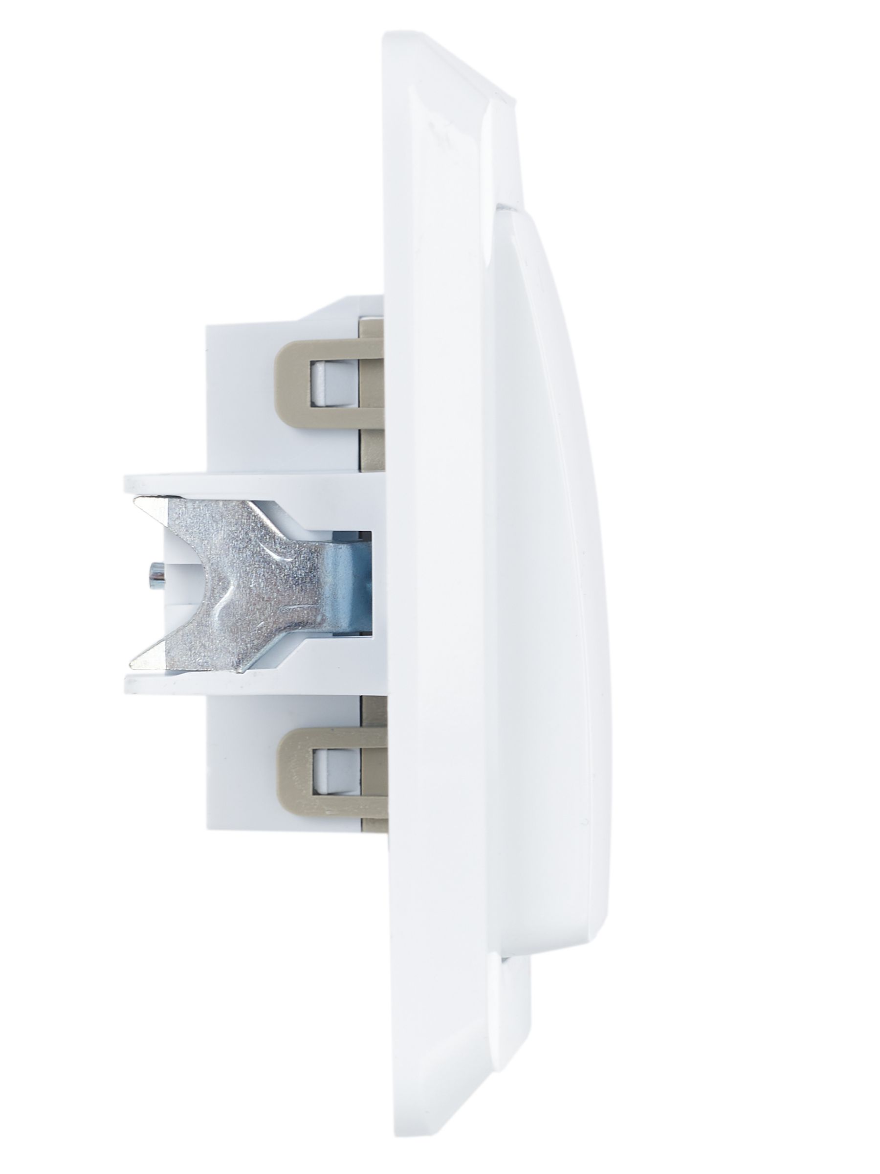 Выключатель 2-клавишный ВС10-2-0-ВБ 10А ВЕГА (белый) ИЭК