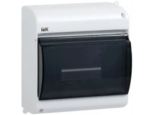 Бокс с прозрачной крышкой КМПн 2/6 для 6-х авт.выкл.наружн.установки ИЭК