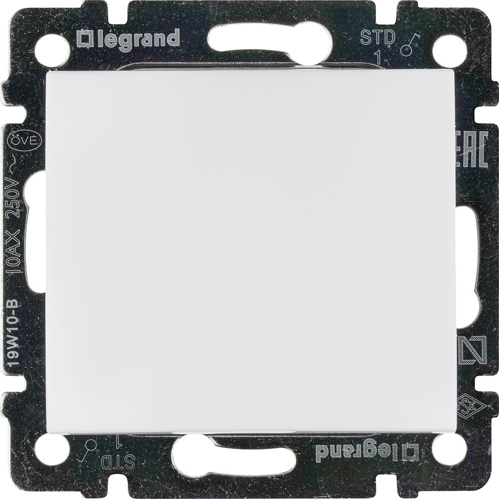 Выключатель 1-клавишный Valena белый /774401/