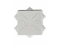Коробка КМ41235 распаячная для открытой проводки 85х85х45 мм IP44 (RAL7035, 6 гермовводов) ИЭК