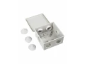 Коробка КМ41235 распаячная для открытой проводки 85х85х45 мм IP44 (RAL7035, 6 гермовводов) ИЭК