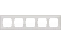 Рамка на 5 постов /WL01-Frame-05 (дымчатый, стекло)