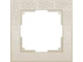 Рамка на 1 пост /WL05-Frame-01-ivory (слоновая кость)