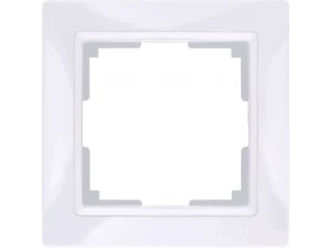 Рамка на 1 пост /WL03-Frame-01 (белый, basic)