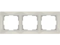 Рамка на 3 поста /WL03-Frame-03 (слоновая кость, basic)