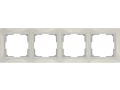 Рамка на 4 поста /WL03-Frame-04 (слоновая кость, basic)