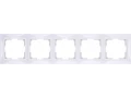 Рамка на 5 постов /WL03-Frame-05 (белый, basic)