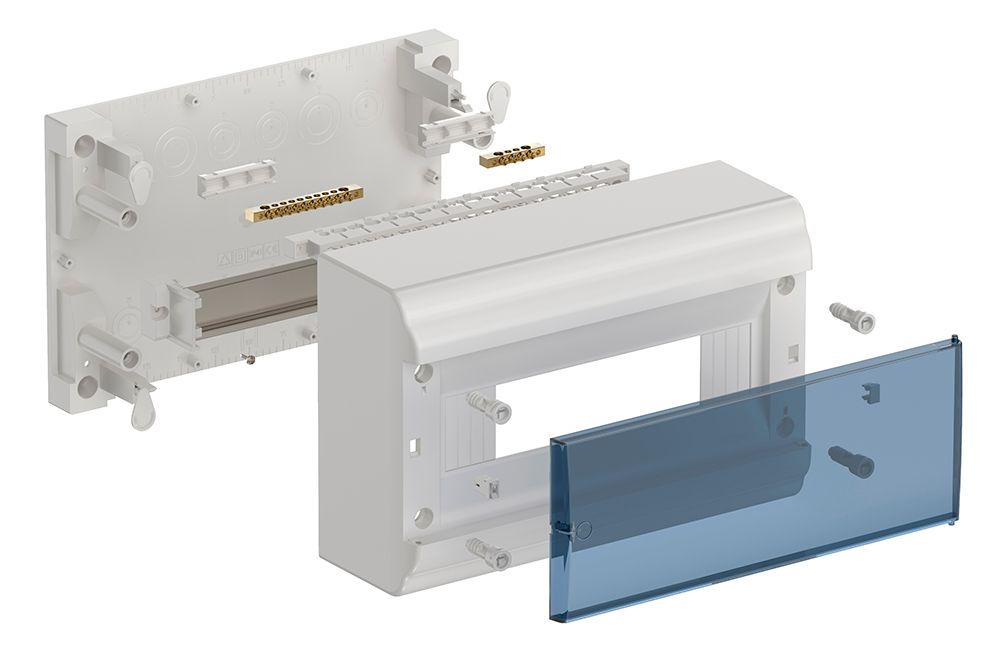 Бокс ЩРН-П-12 модулей навесн.пластик IP41 PRIME
