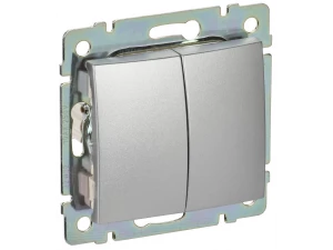 Переключатель на 2 напр. двухк. (Алюм) /770108/