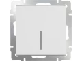 Выключатель 1-клавишный с подсветкой /WL01-SW-1G-LED (белый)