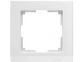 Рамка на 1 пост /WL04-Frame-01-white (белая)